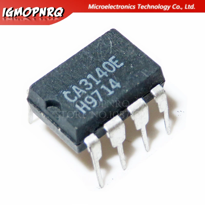 10 шт. CA3140EZ CA3140E CA3140 DIP 4 5 МГц рабочий усилитель BiMOS с входом МОП
