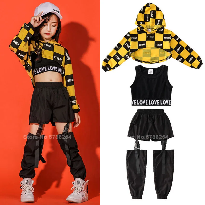 Детская одежда в стиле хип хоп свитшот с капюшоном укороченные брюки панк и