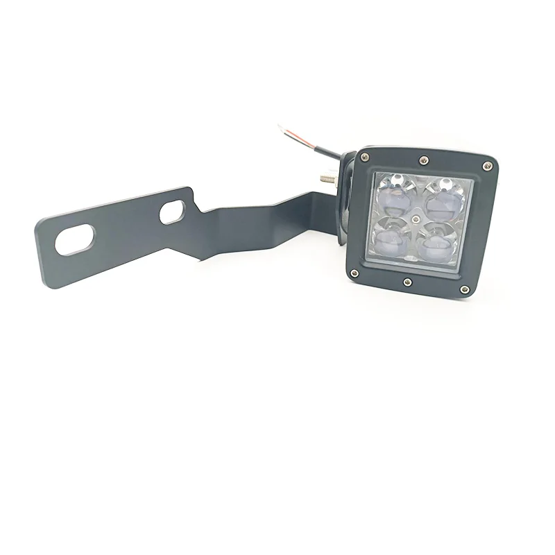 Универсальная автомобильная 2PCS 20W 4-дюймовая 4D LED рабочая световая панель с кронштейнами для водосточной решетки для Toyota Tacoma 2005-2015 Бесплатный провод.