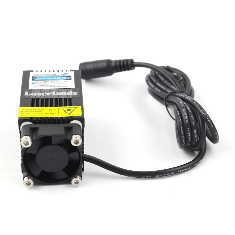 Синий 450nm 5 w лазерный модуль для гравировки/маркировки/резки с PWM/TTL Фокусируемый |