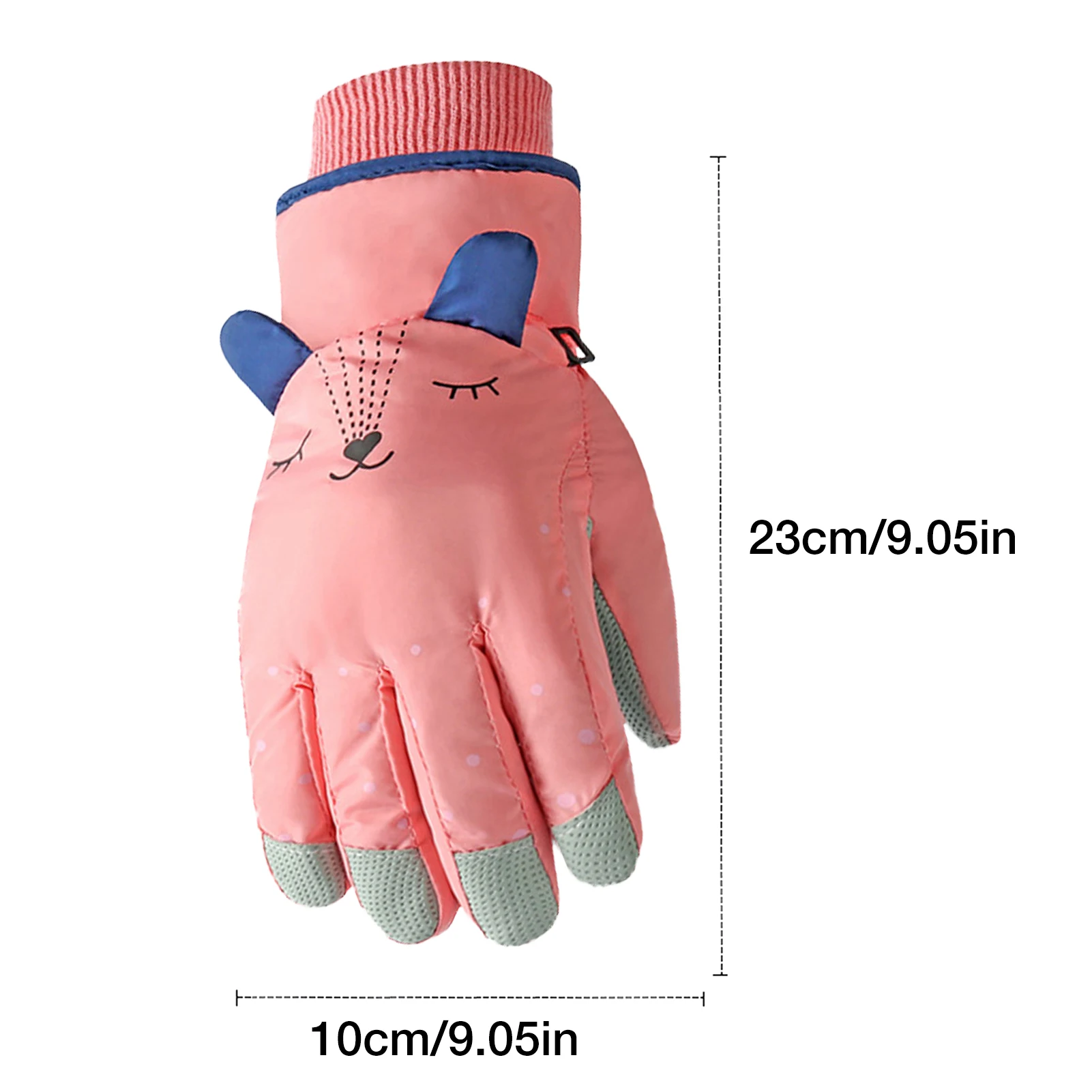 

Children Winter Skiing Gloves Waterproof Windproof Snow Gloves Cartoon Full Finge Snowboard Warm Glove For Ski Outdoor Sports