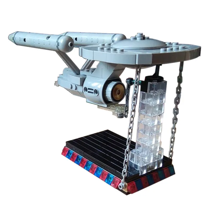 

DIY Star Set Treks NCC-1701 Starship Model Tensegrity Enterprise Building Blocks Spacecraft Bricks Kids Idea Toys Xmas Gifts