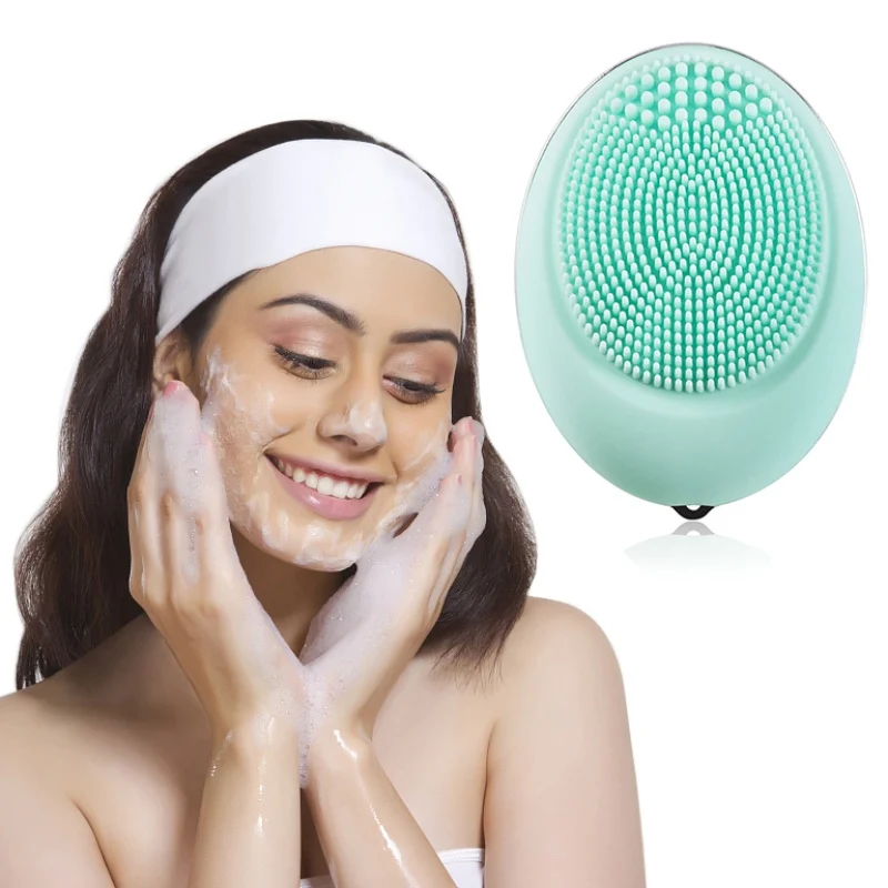 Щетка для очищения лица силиконовая щетка глубокой очистки пор | Красота и