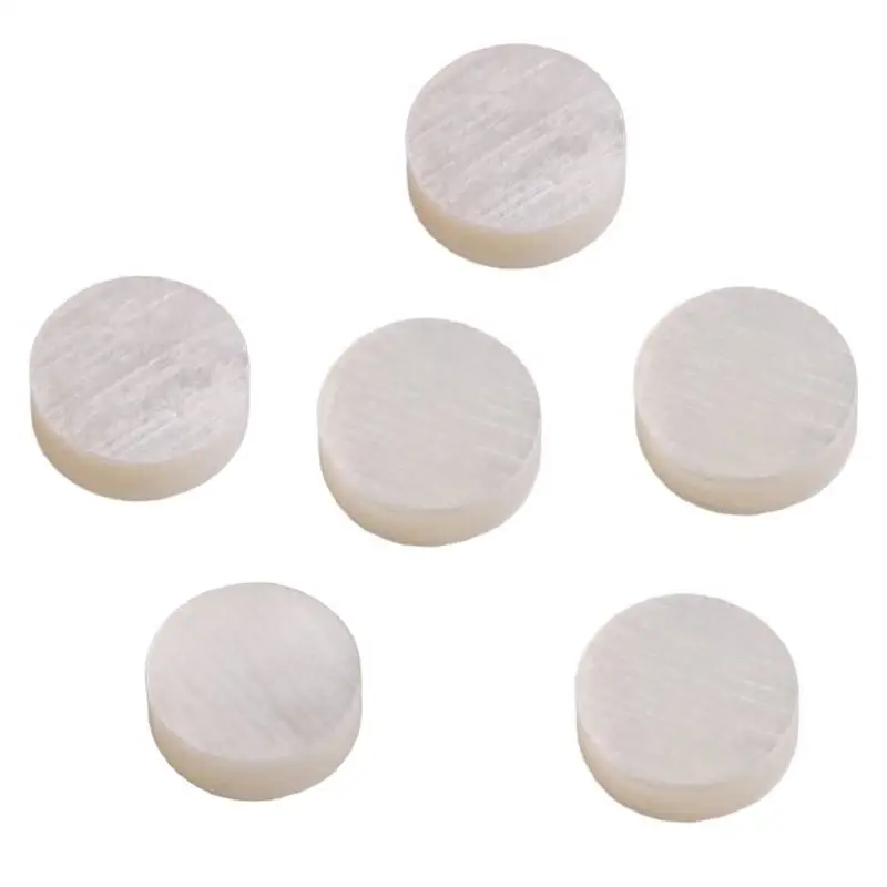 12 белых перламутровых точек Luthier инкрустация Лада боковой маркер 6 мм|Детали и