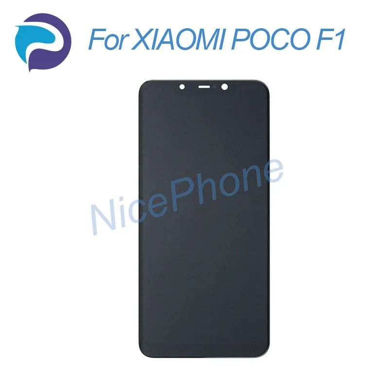 Новый оригинал + рамка для 6 18 &quotxiaomi poco F1 lcd дисплей кодирующий преобразователь