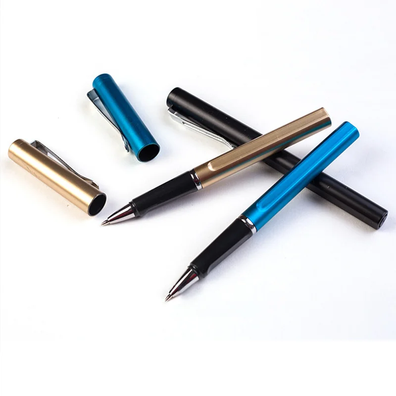 1 шт. Новая металлическая шариковая ручка для подписи гелевая школьные