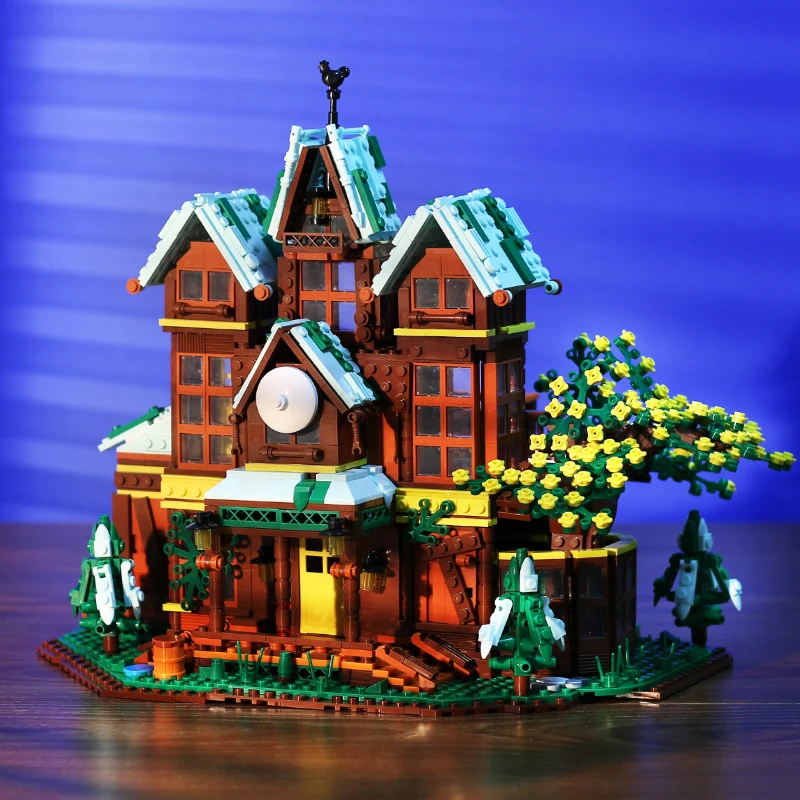 

86002 2466PCS Creator Idea City Series The Time Room Tree House Model Building Blocks Bricks Toys For Children Chirstmas Gifts