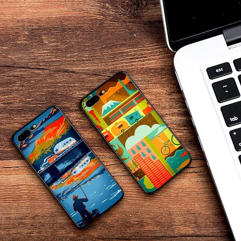 Для Xiaomi Redmi 7 Note 4X 5A 16G 32G GO 7A K20 pro 6 5 8 Pro роскошный черный чехол для телефона ретро