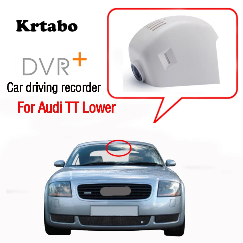 Для Audi TT Lower A3 A4 A5 Q3 2008 2011 Автомобильный видеорегистратор Wifi Novatek 96658 HD 1080P CCD