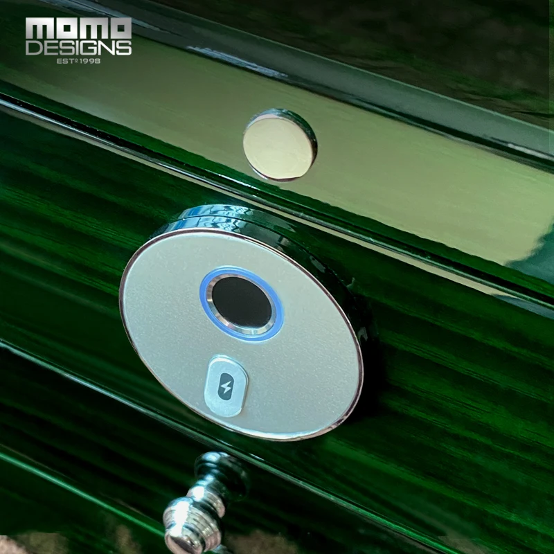 Деревянная коробка для драгоценностей разблокировка по отпечатку пальца