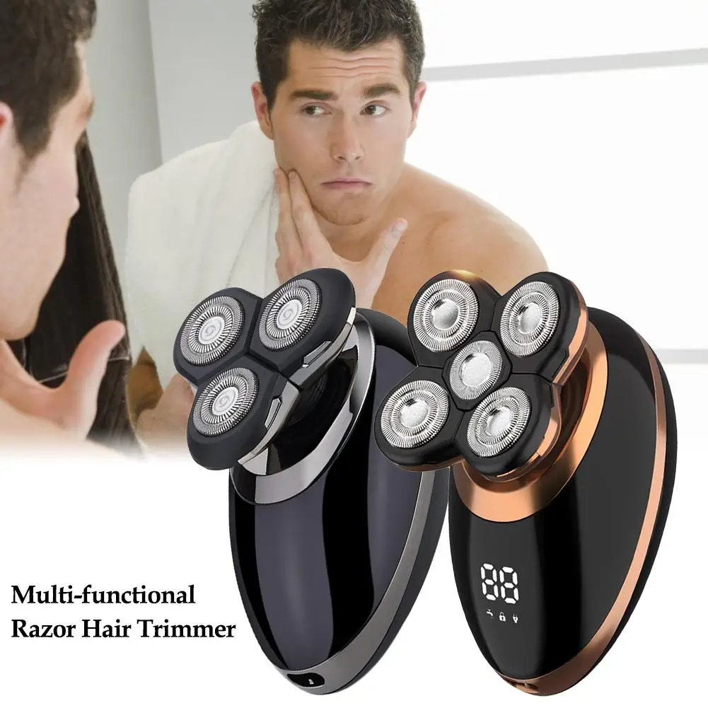 Новая многофункциональная электробритва 5 в 1 Мужская бритва Беспроводная