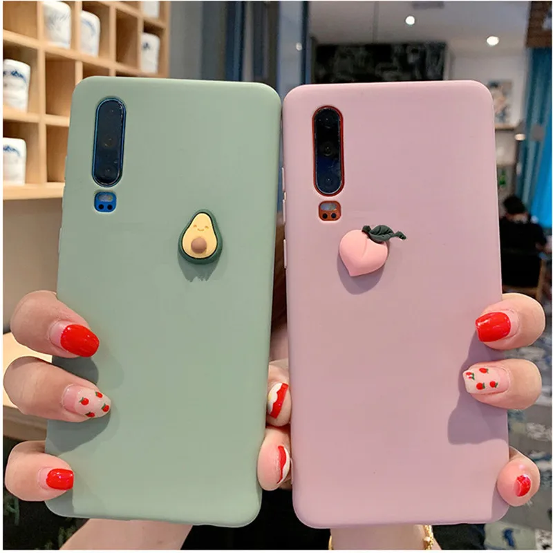 3D милый чехол для телефона с фруктами и овощами Samsung Galaxy A50 A20 A10 A30s A40 A70 A40S A51 A60 M21 M31
