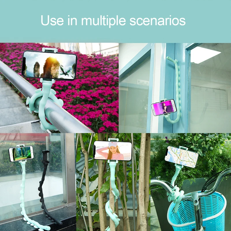 

Holders Cute Caterpillar Lazy Bracket Mobile Phone Holder Worm Flexible Phone Suction Cup Stand For Home Wall Desktop Bicycle