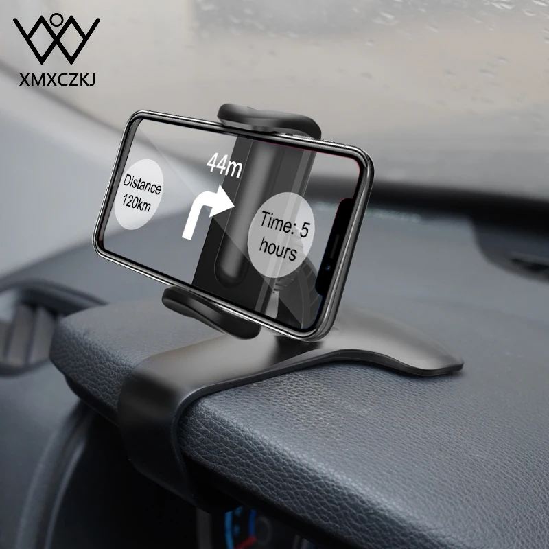 XMXCZKJ HUD Универсальный Автомобильный держатель для приборной панели сотового телефона gps Держатель для приборной панели держатель для iPhone 11 Pro Max X зажим