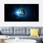 Плакат на холсте, настенное украшение для дома, с изображением Галактики, планеты, Современное украшение для гостиной