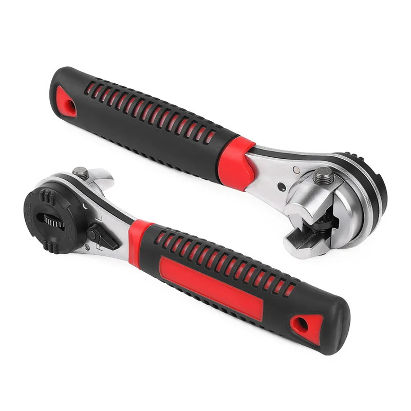 Adjustable Wrench 6-22 мм трещотка Регулируемый ключ универсальный ключ динамометрический ключ гаечный ключ труба гаечный ключ Мультитул ручной гаечный ключ трещотка инструмент - Цвет: Adjustable Wrench