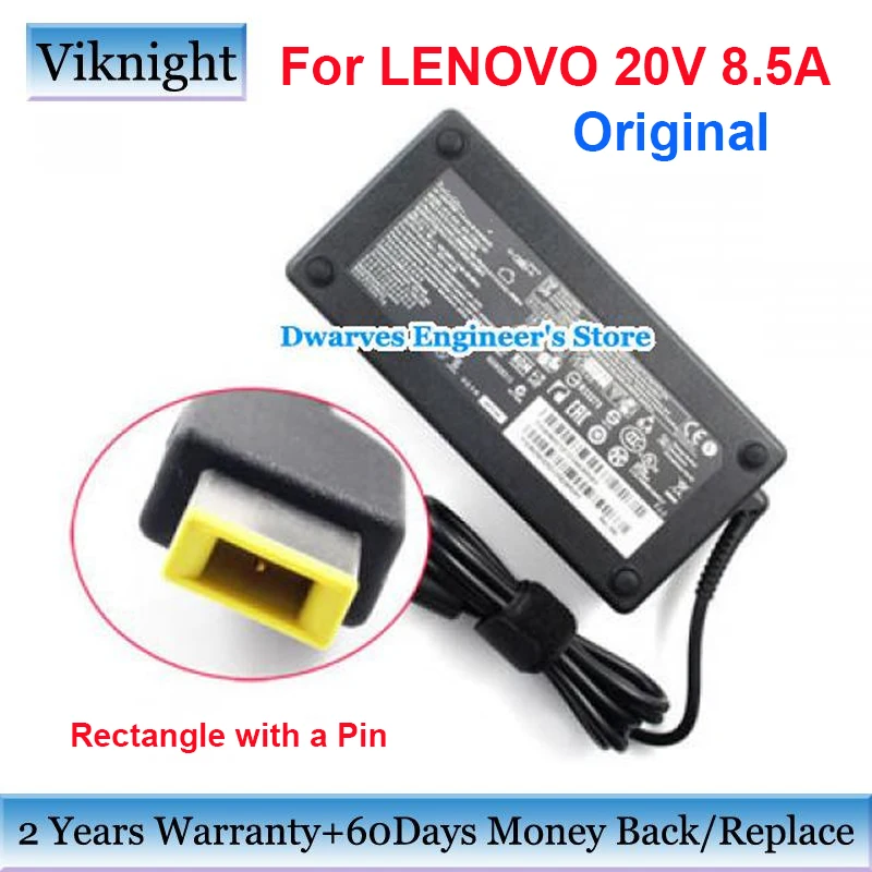 20v 8.5a 170w Adl170nlc3a Charger For Lenovo Thinkpad T440p W541 W540 P71 Y50 Y40 90fc P51