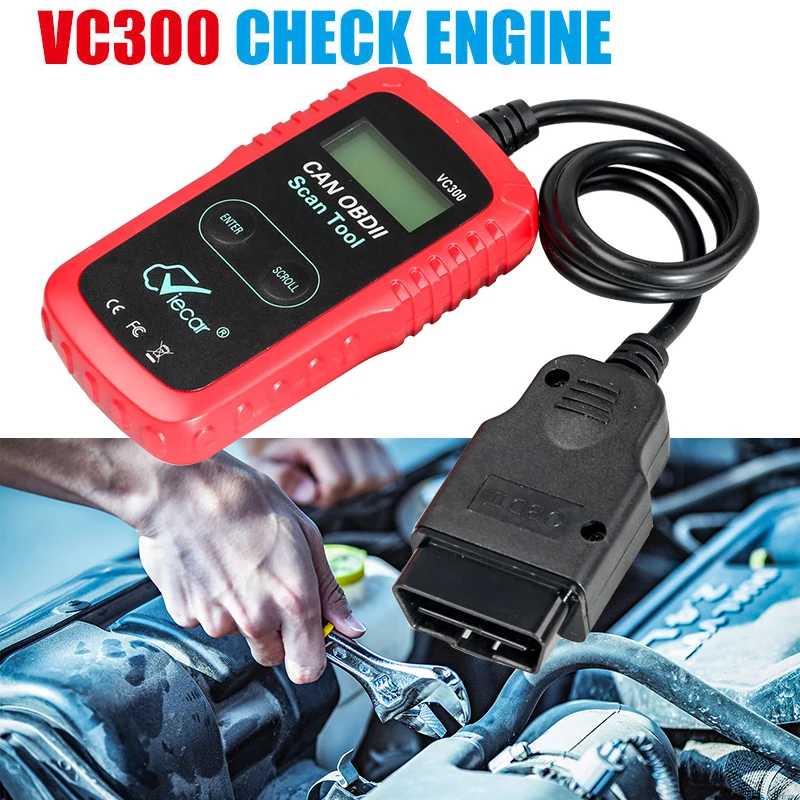 

Считыватель кодов ошибок OBD2, автомобильный тестер, сканер двигателя, диагностический инструмент сброса