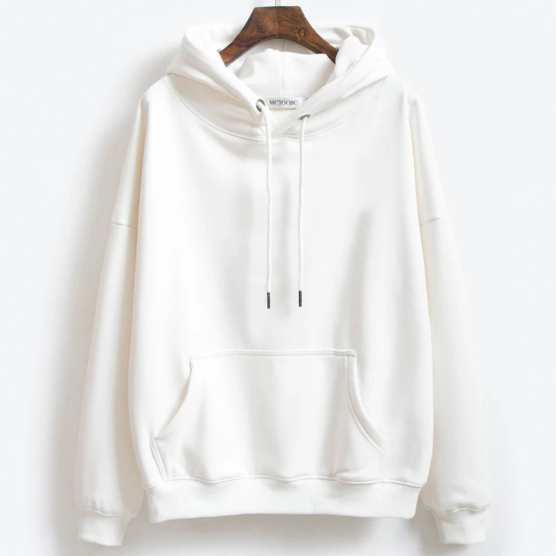 2021 Fashion Hoodies women Women Hooded Cotton Thicken Warm Loose Hoodie Women Sweatshirts Lady M-XL