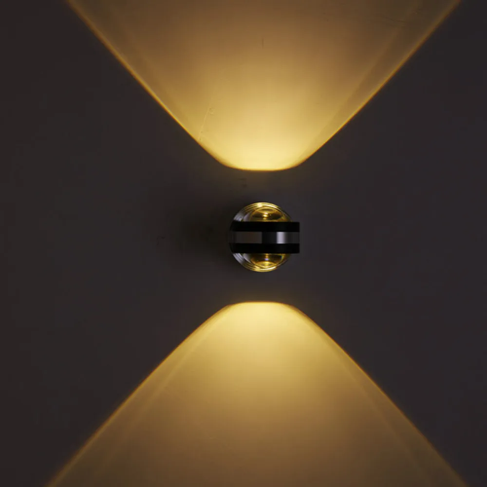 Скандинавский настенный светильник современный вверх вниз красочные украшения