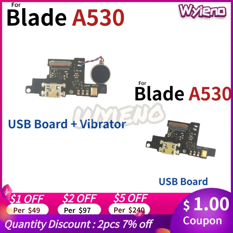 

Wyieno для ZTE лезвие A530 порт для зарядной USB док-станции Зарядное устройство разъем гибкий плоский ленточный кабель для С микрофоном микрофон В...