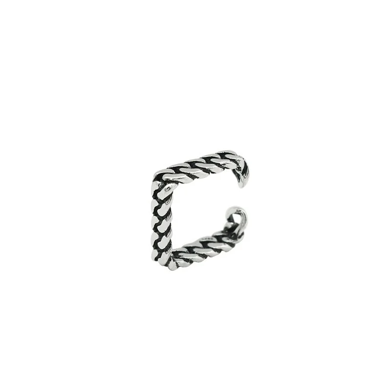 ZOBEI минималистичные Необычные 925 пробы серебряные кольца для пары Forever женские
