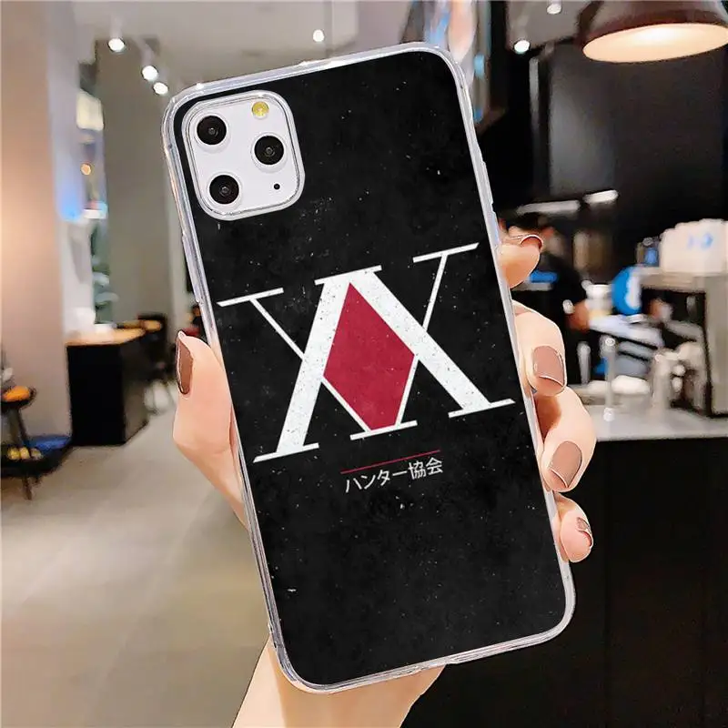 

Hunter X Hunter Anime Phone Case Transparent soft For iphone 5 5s 5c se 6 6s 7 8 11 12 plus mini x xs xr pro max