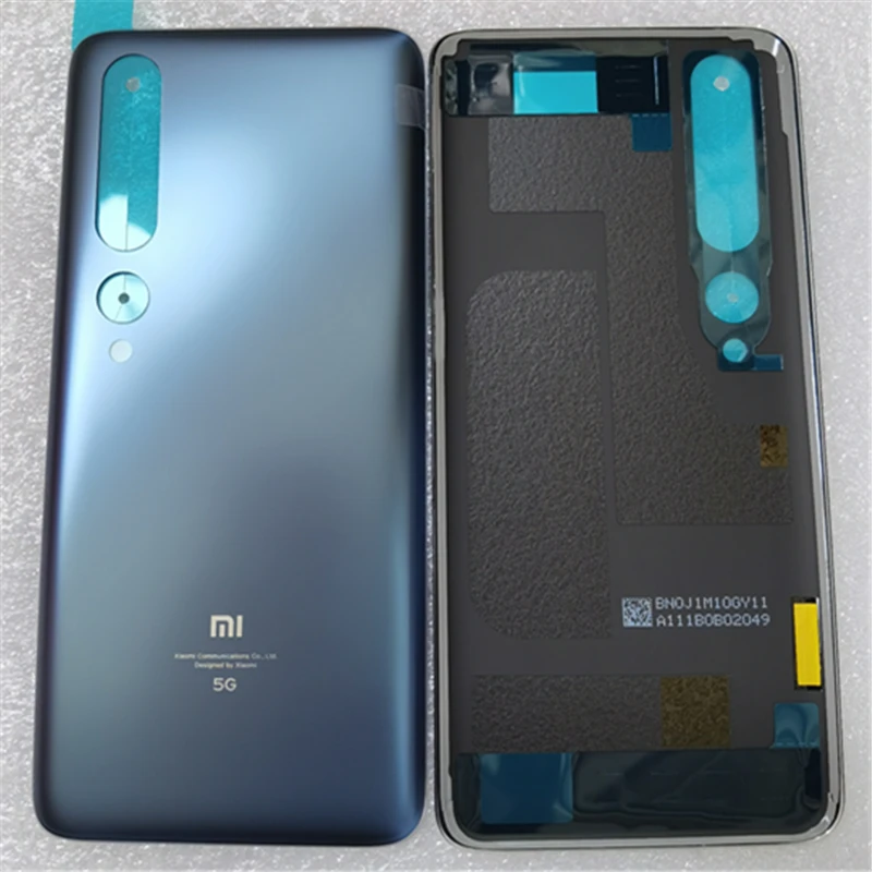 original glass for xiaomi m10 pro battery cover case spare parts for xiaomi m10 mi 10 battery back cover door phone housing case free global shipping