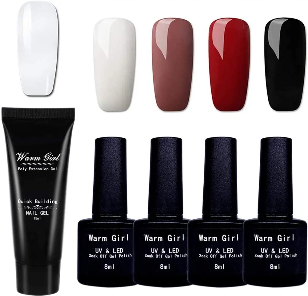 Теплый оригинальный стартовый набор для наращивания ногтей гель-лаков УФ-лампа