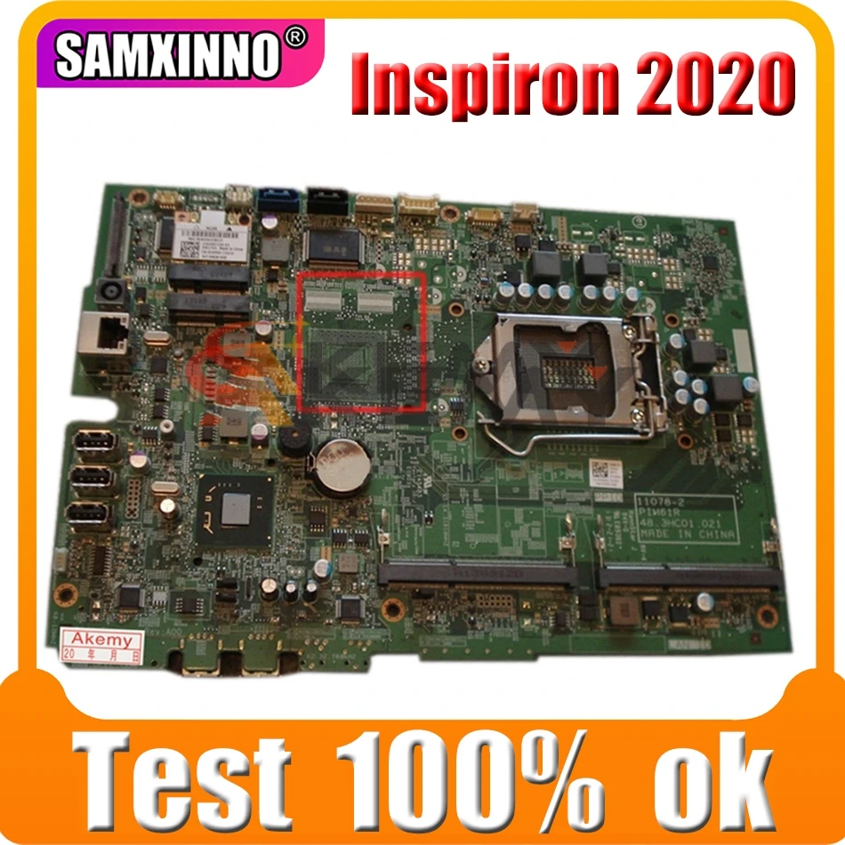 

Для Dell INSPIRON 2020 материнская плата AIO PGA1155 H61 CN-0YXG0N 0YXG0N YXG0N 11078-2 PIH61R 48.3HC01.021 100% тестирование Быстрая доставка