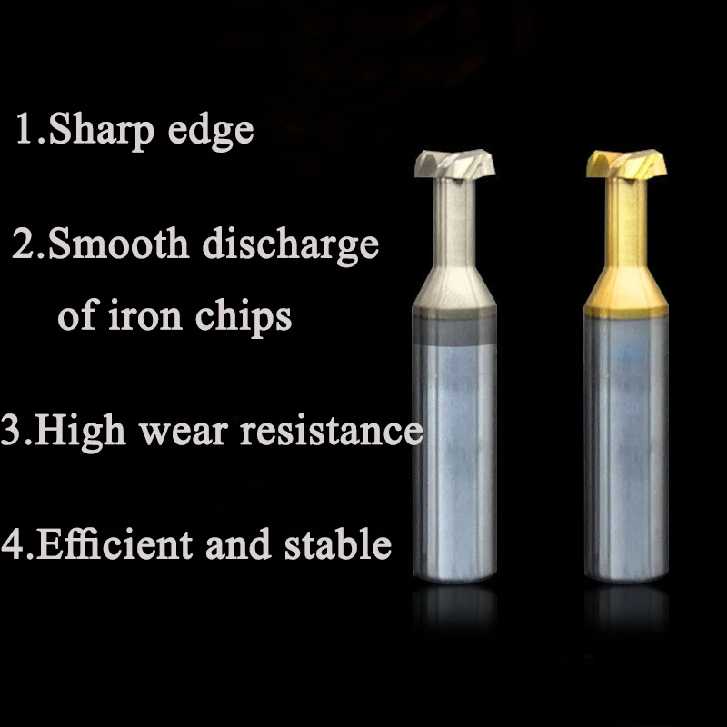 Толщина 0 5-3 мм Т-образный Фрезерный резак для металла диаметр 1 5 сиденье фреза
