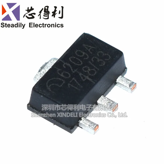 10 шт./лот ME6209A33PG Новый и оригинальный линейный регулятор LDO 3 В Patch SOT89 - купить по