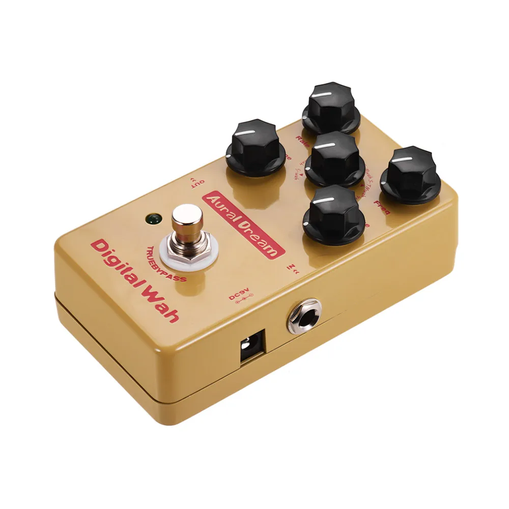 

Aural Dream Digital Wah Effect Pedal Aluminum Alloy Shell True Bypass Electric Guitar Pedals Guitar Accessories