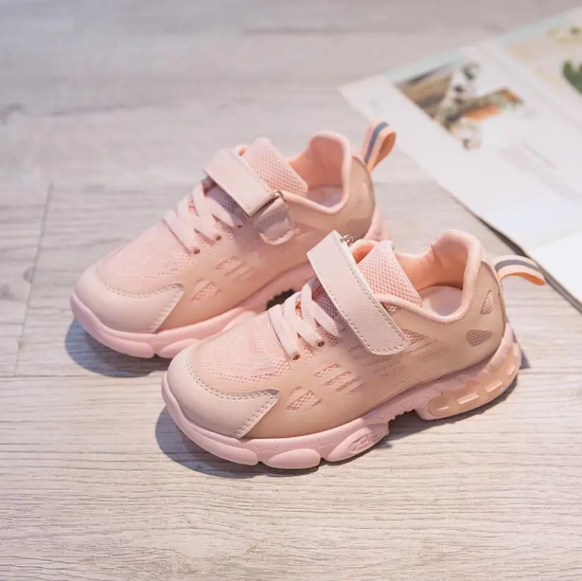 Кроссовки Детские легкие дышащие модная спортивная обувь для бега