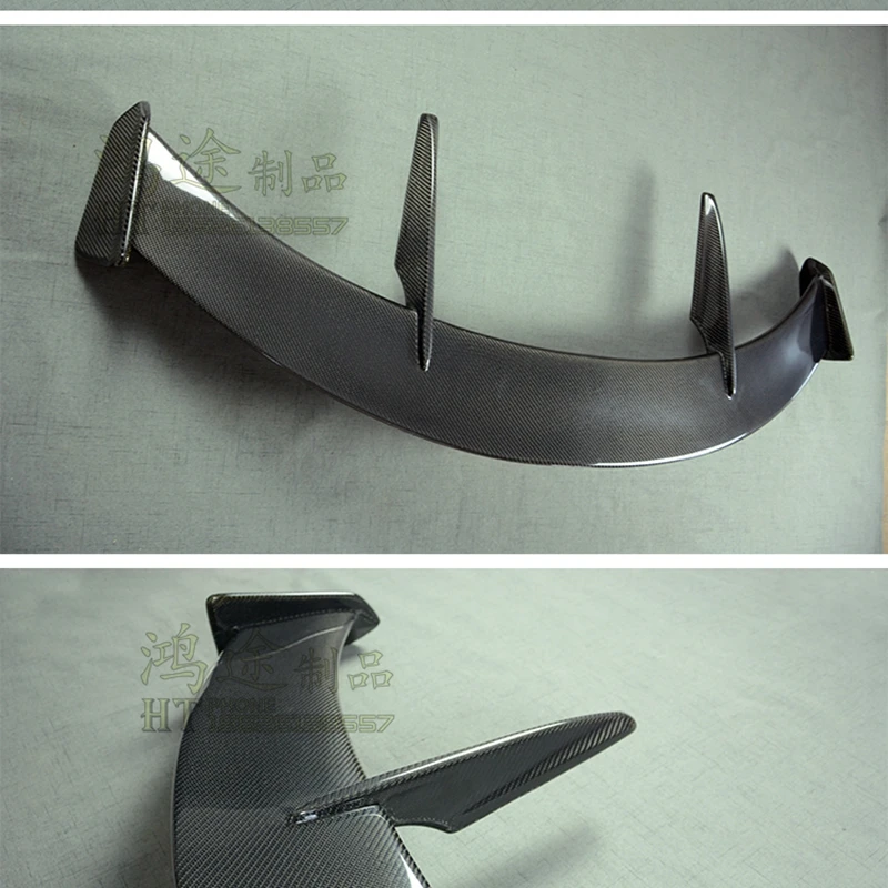 

For Mazda3 Axela HATCBACK 2015-2018 Carbon Fiber rear boot Wing Spoiler Rear Roof Spoiler Wing Trunk Lip Boot Cover Car Styling