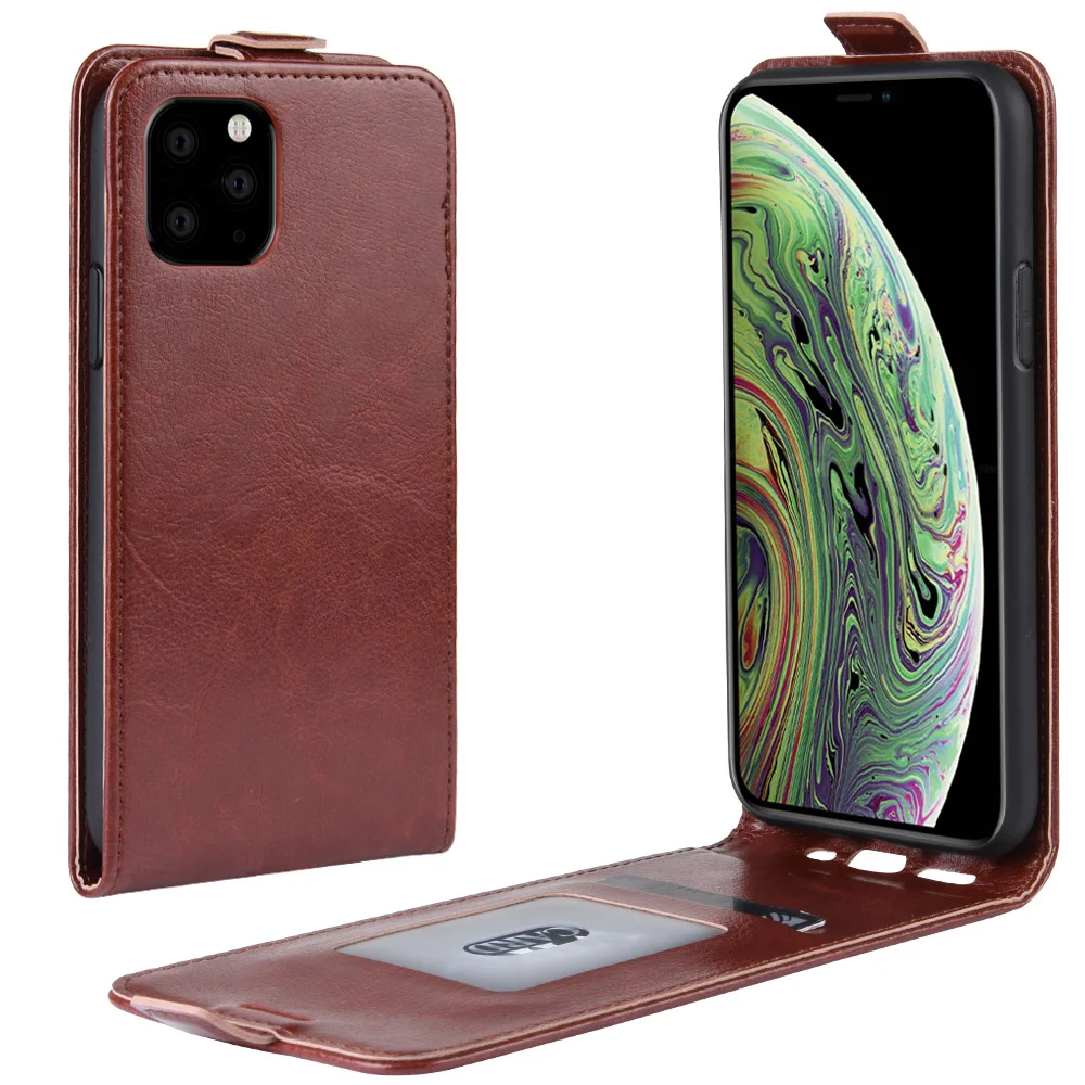 Вертикальный откидной кожаный чехол для iPhone 5 8 2019 6s 7 Plus XS XR Xs Max| |