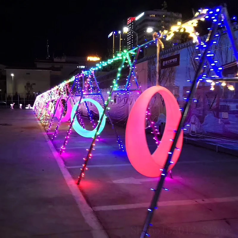 Скандинавские современные Качели Подвесные ночные светильники двора Ночник