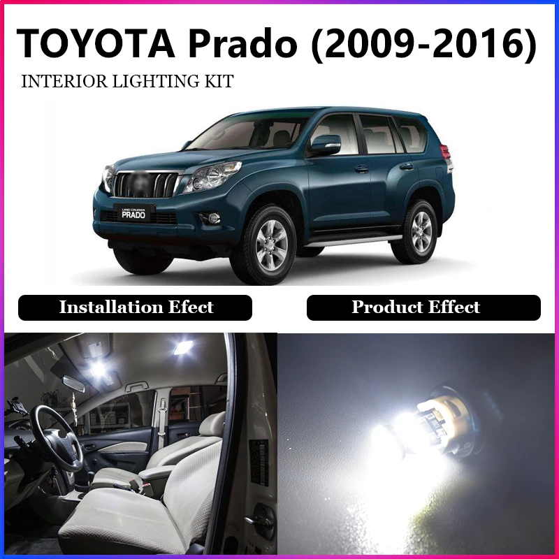 ShinMan 12x светодиодный автомобильный светильник автомобиля интерьер ing для Toyota Prado