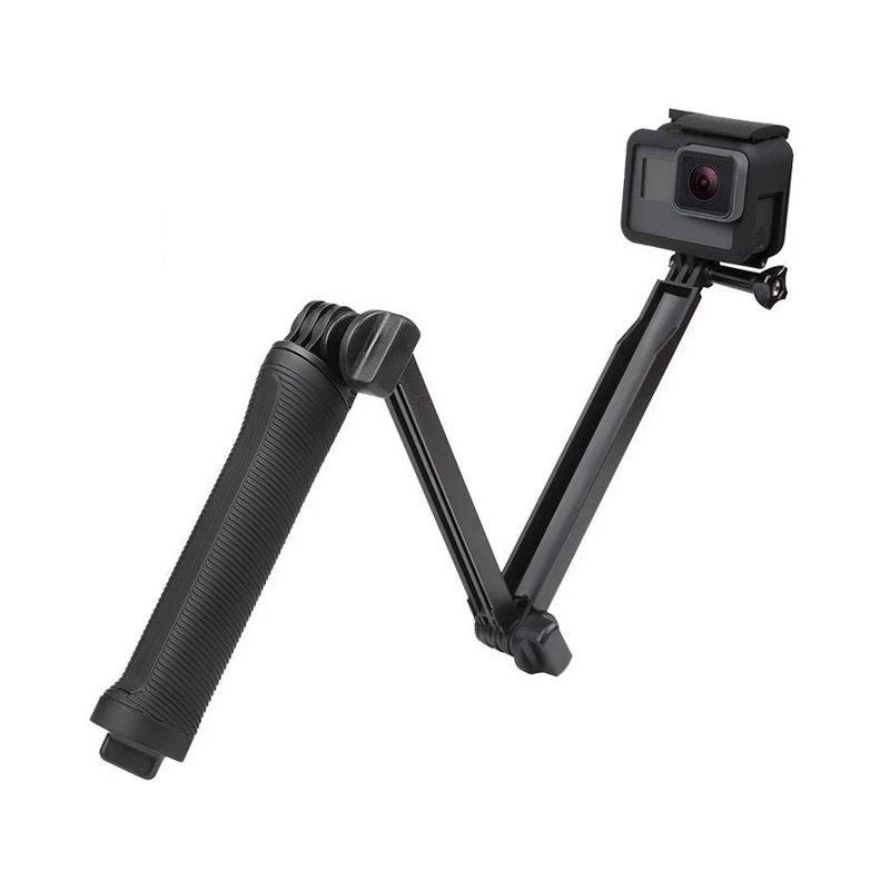 

3 Way Grip Waterproof Monopod Selfie Stick Tripod Stand for GoPro Hero 9 8 7 6 5 4 Session phone gimbal estabilizador celular