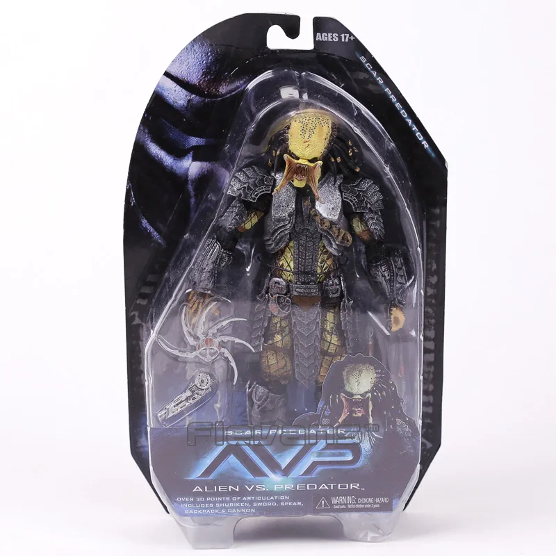 NECA AVP Чужой против Хищник Chopper кельтский шрам хищник ПВХ движущаяся фигурка