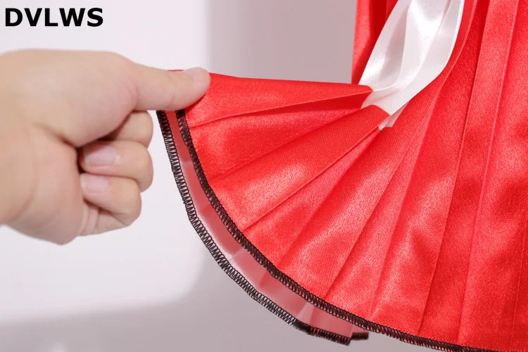 Женская атласная плиссированная юбка длинная трапециевидная в Корейском стиле 4