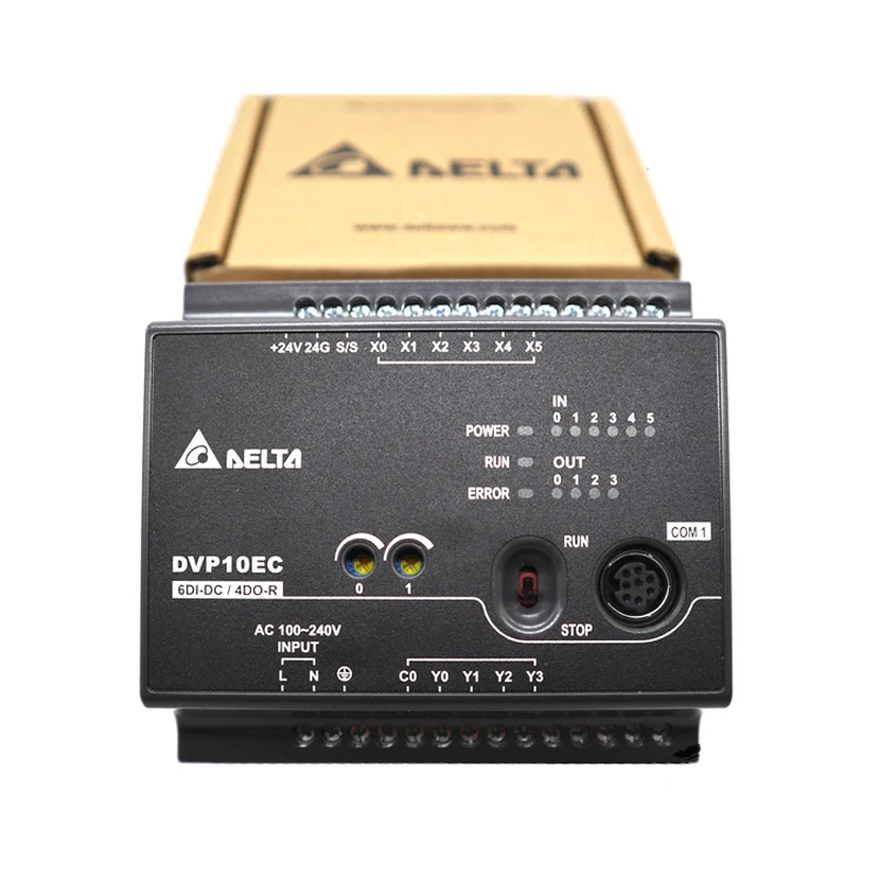 Новый оригинальный контроллер PLC EC3 серии DVP10EC00R3 DVP10EC00T3 100 240VAC 6DI 4DO релейный
