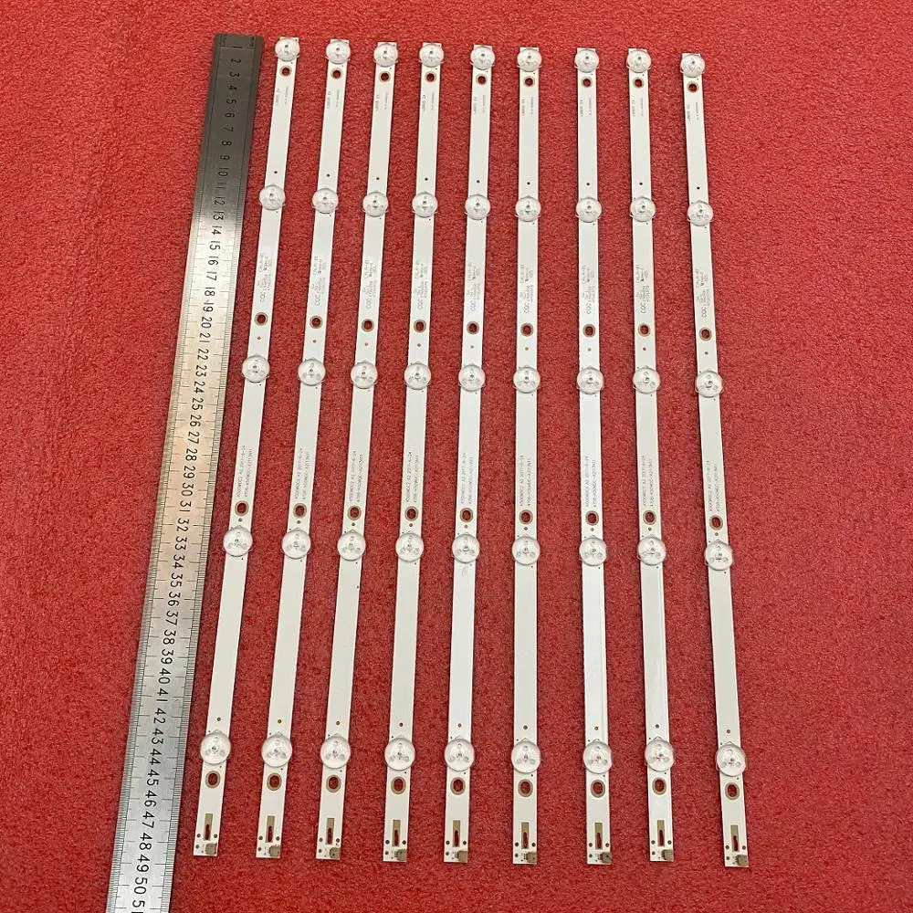 

New 9 PCS/set 5LED(6V)LED Backlight Strip for 50USK1810T2 50PUT6023 K500WDC2 A2 4708-K50WDC-A2113N11 50put6002 IM50US820