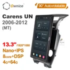 Автомагнитола Ownice 1din для Kia Carens UN 10,0-2006, автомобильный аудиовидео системный блок HDMI 2012 дюйма 13,3*1920, Android 1080