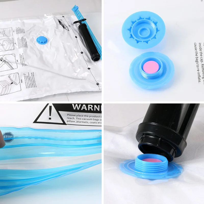 1 шт. вакуумного сумка Органайзер многоразовая для хранения с ручкой одежда