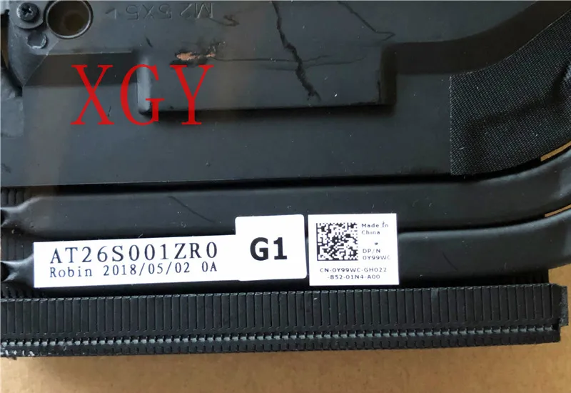 Y99WC CN-0Y99WC для DELL Alienware 15 R4 меди вентилятора радиатора 100% тесты ok | Компьютеры и офис