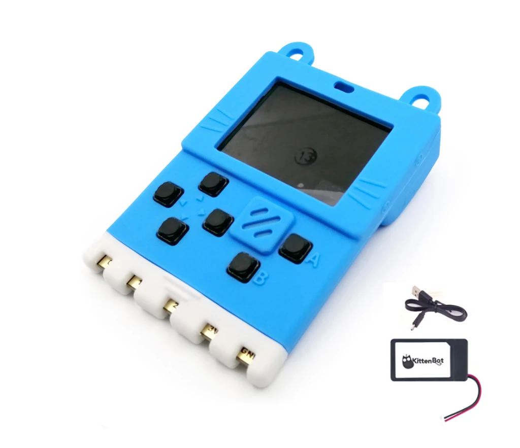 Игровая площадка Meowbit в стиле ретро для Microsoft Makecode Arcade и Python совместимая с Micro:bit