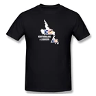 Мужская карта флага провинции колондленд и Лабрадор, NLnНациональный,nФлаги,nГордиться,nБелая домашняя графическая крутая футболка