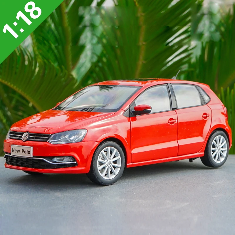 Оригинальная коробка 1:18 Высокая тщательность VW 2012 2013 2016 модель автомобиля из