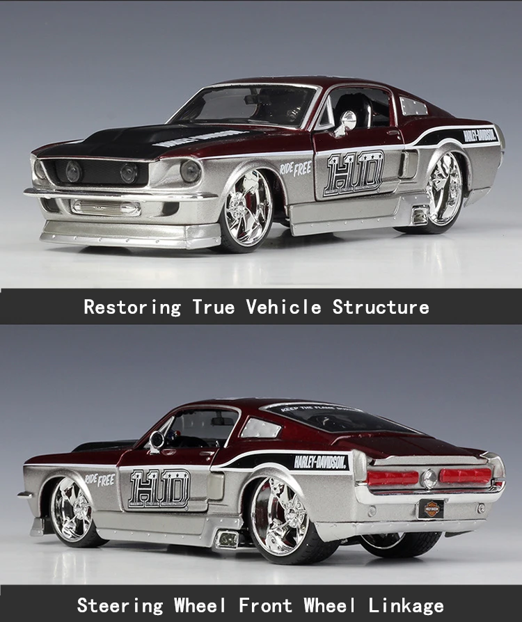 Maisto 1:24 1967 Ford Mustang GT сплав модель автомобиля ремесла Коллекция украшения игрушки инструменты подарок